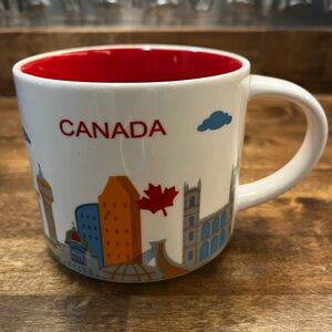 Starbucks Canada You Are Here 2015 Collectible Mug 14oz New